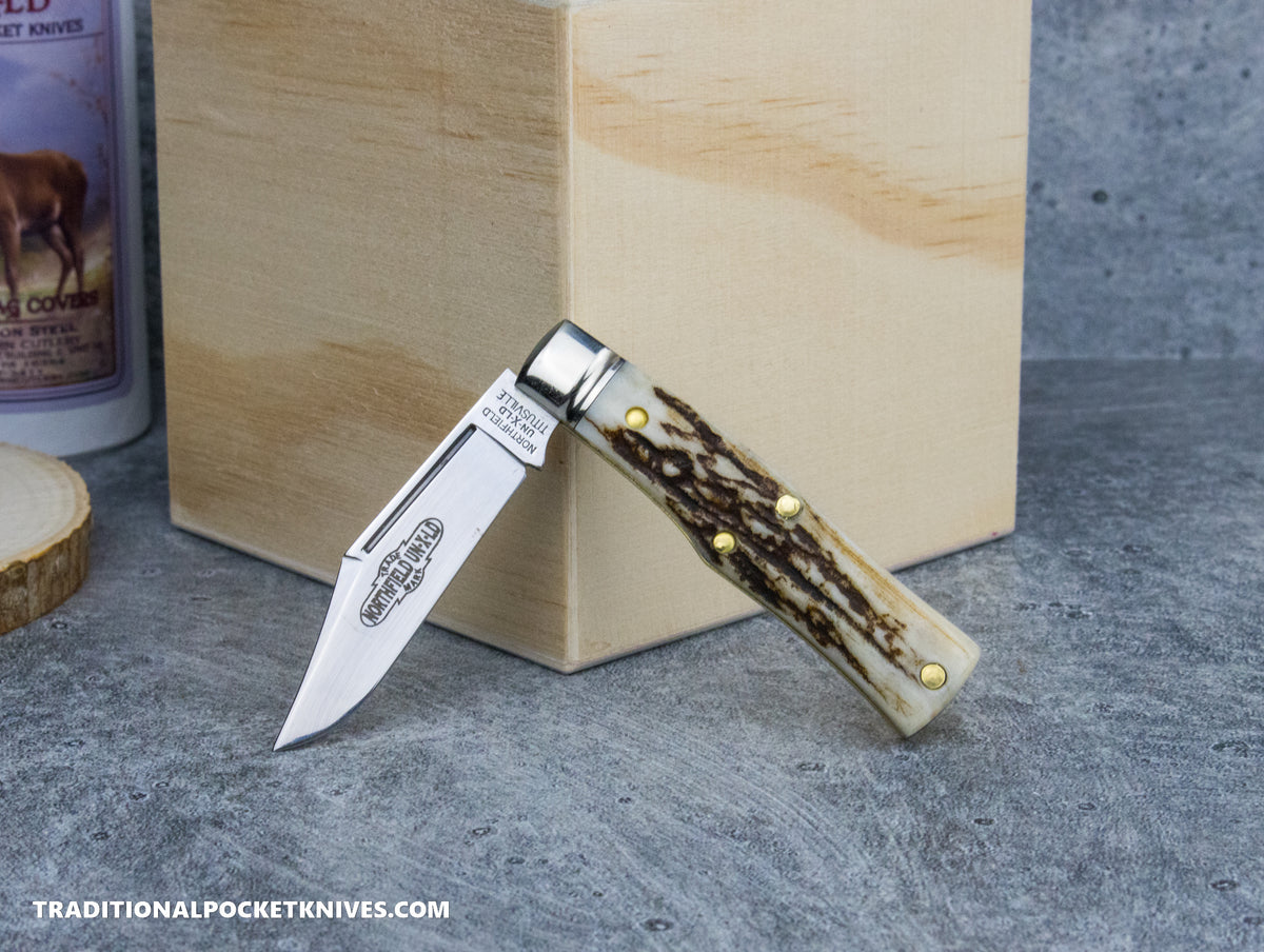 Great Eastern Cutlery #221124 Northfield UNXLD Magnum Sambar Stag #12