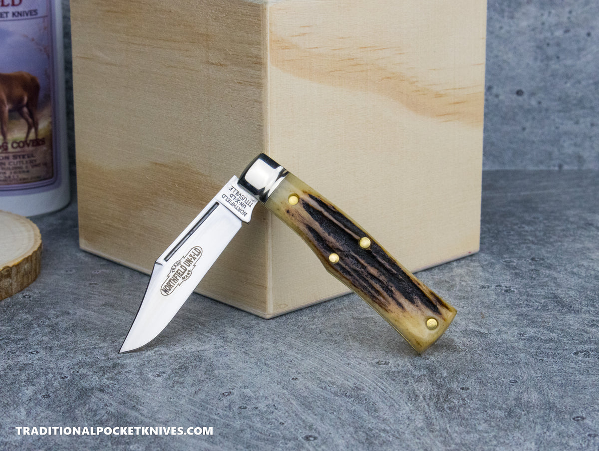 Great Eastern Cutlery #221124 Northfield UNXLD Magnum Sambar Stag #16
