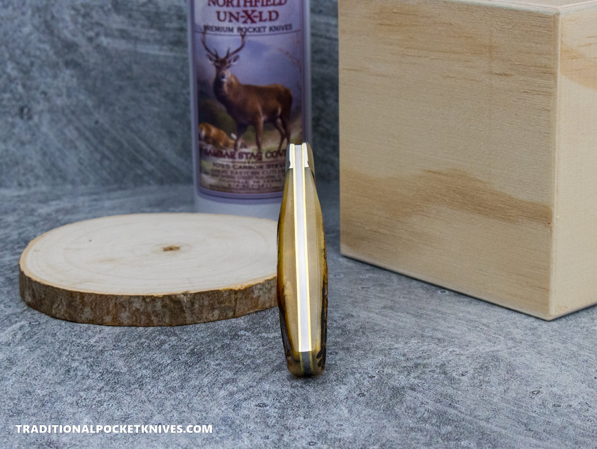Great Eastern Cutlery #221124 Northfield UNXLD Magnum Sambar Stag #2