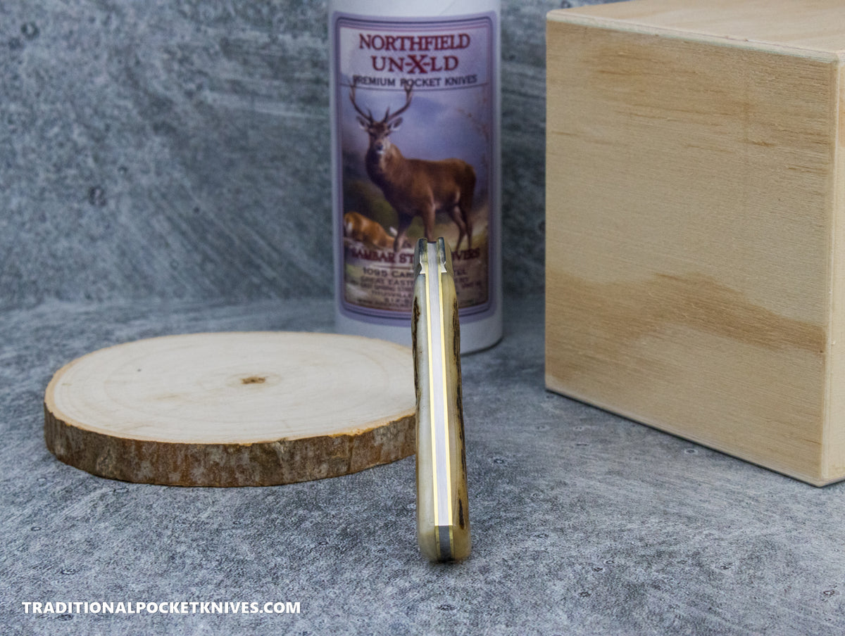 Great Eastern Cutlery #221124 Northfield UNXLD Magnum Sambar Stag #12