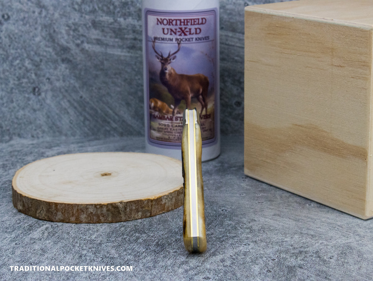 Great Eastern Cutlery #221124 Northfield UNXLD Magnum Sambar Stag #16