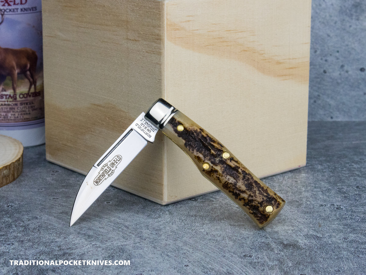 Great Eastern Cutlery #220124 Northfield UNXLD Magnum Sambar Stag #10
