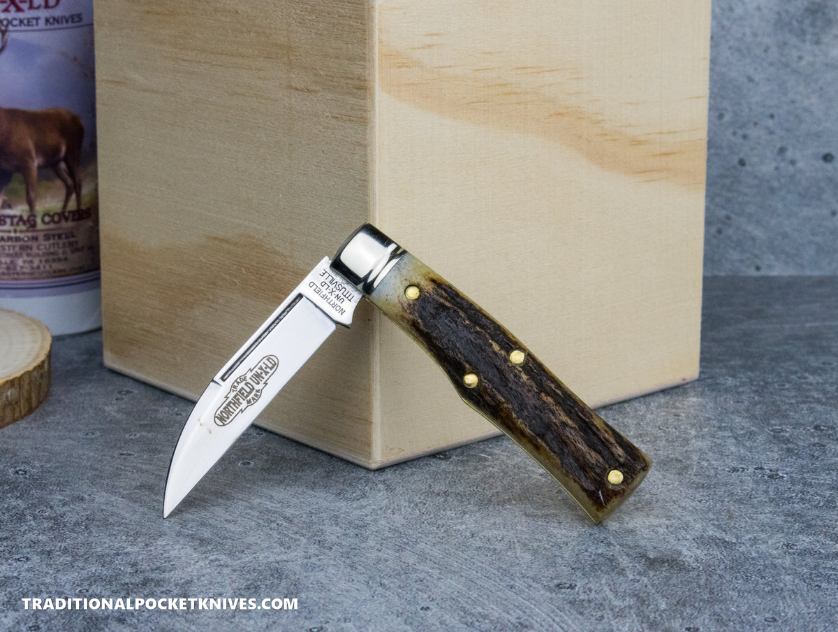 Great Eastern Cutlery #220124 Northfield UNXLD Magnum Sambar Stag #16