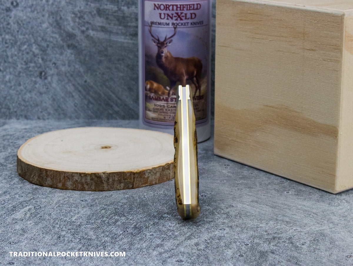 Great Eastern Cutlery #220124 Northfield UNXLD Magnum Sambar Stag #10