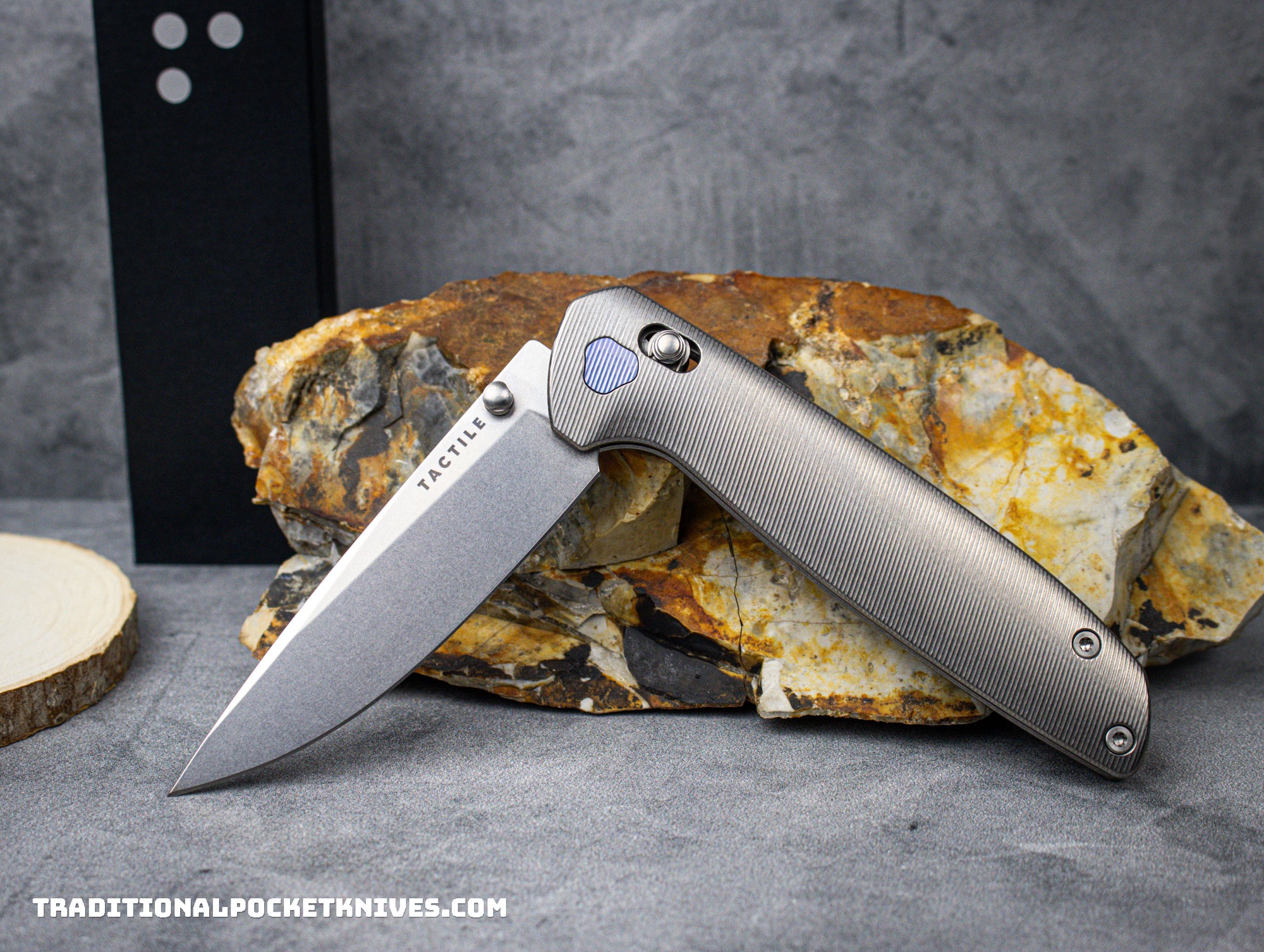 Tactile Knife Co. Maverick Titanium Stonewash Magnacut