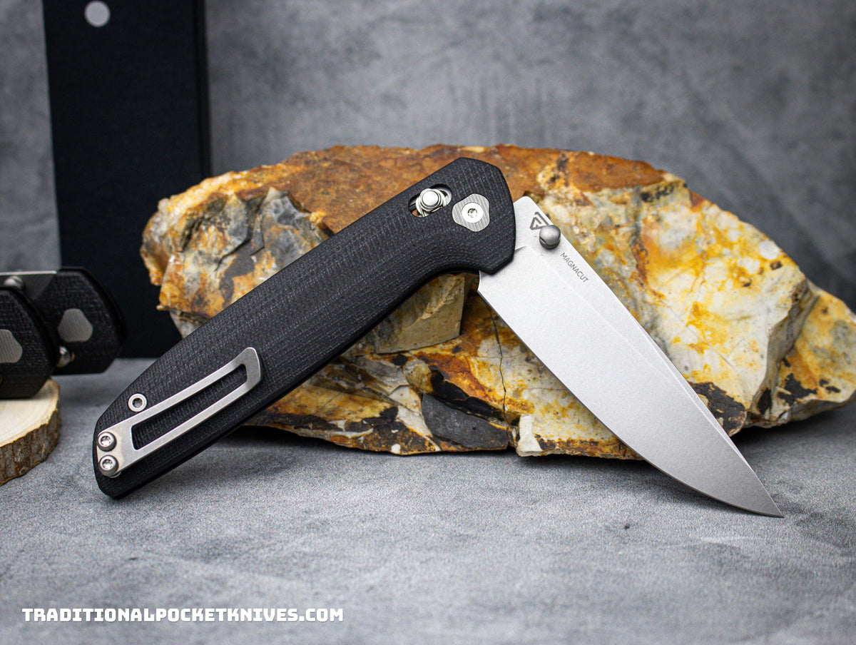 Tactile Knife Co. Maverick Black G-10 Stonewash Magnacut