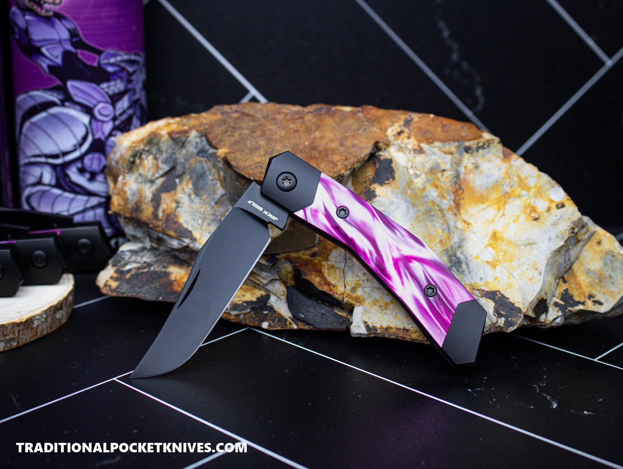 kirari Jack Wolf Knives Mini Cyborg Jack Kirinite Cosmic Pink DLC - C