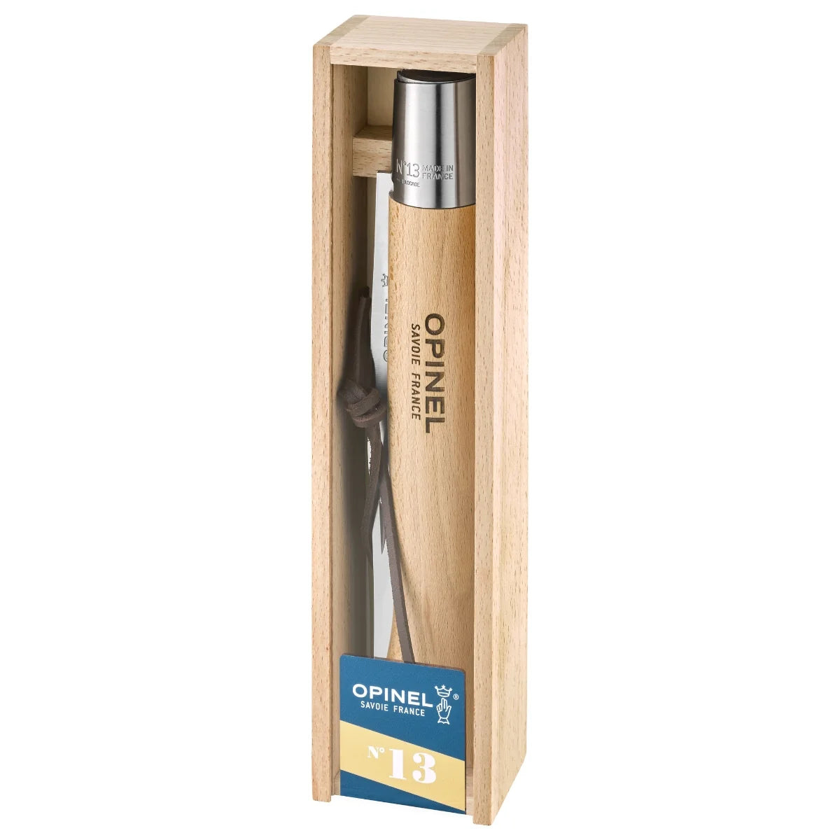 Opinel No.13 Stainless Steel Folding Knife in Premium Giftbox