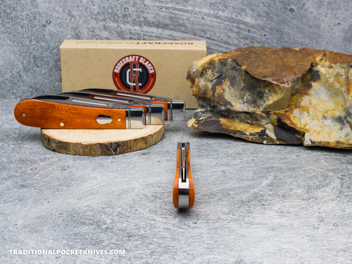 RoseCraft Blades (C. Risner Cutlery / TPK Exclusive) Nolichucky Jack Bourbon Bone (RCT011-BOU)