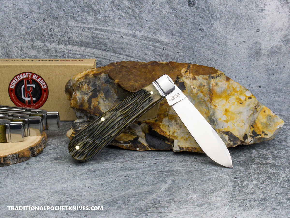 RoseCraft Blades Nolichucky Jack Vintage Jigged Bone (RCT011-VJB)