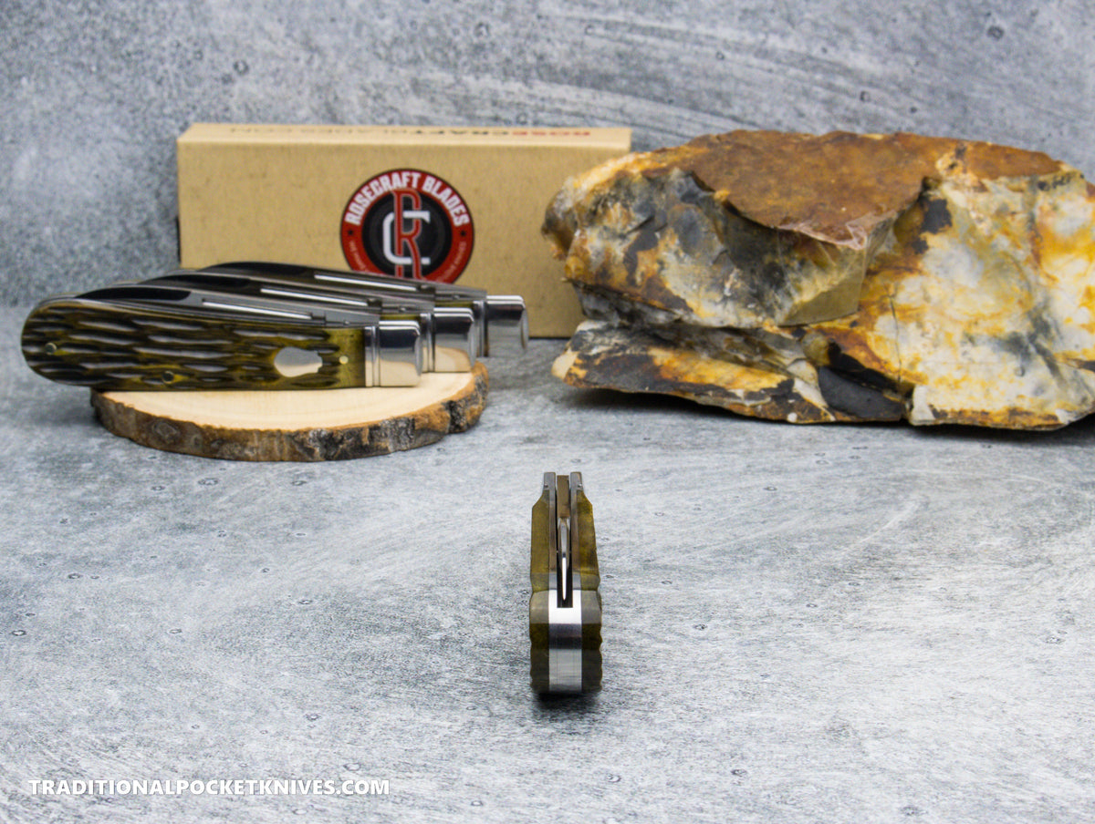RoseCraft Blades Nolichucky Jack Vintage Jigged Bone (RCT011-VJB)