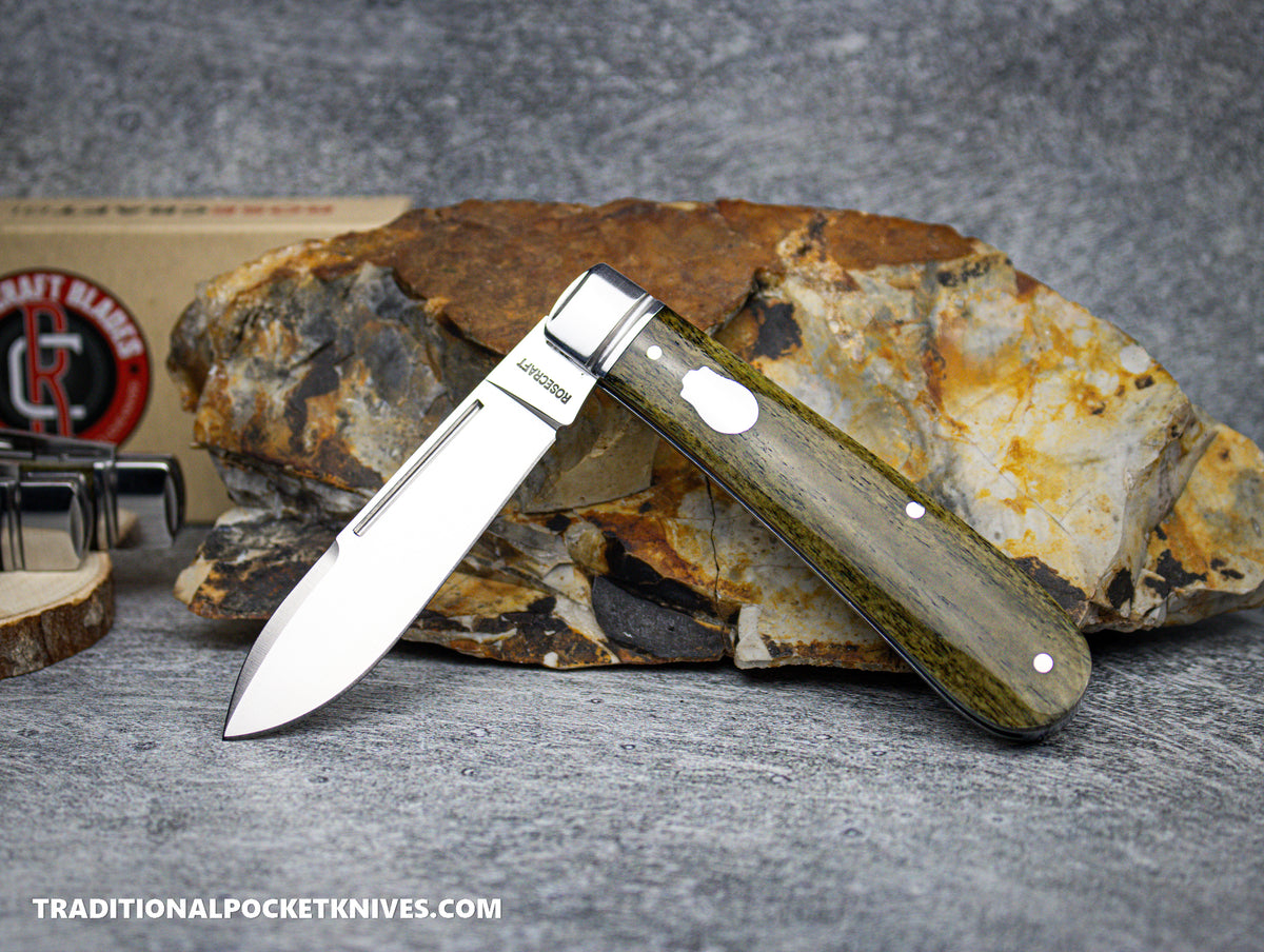 RoseCraft Blades Nolichucky Jack Vintage Moss Brown Bone (RCT011)