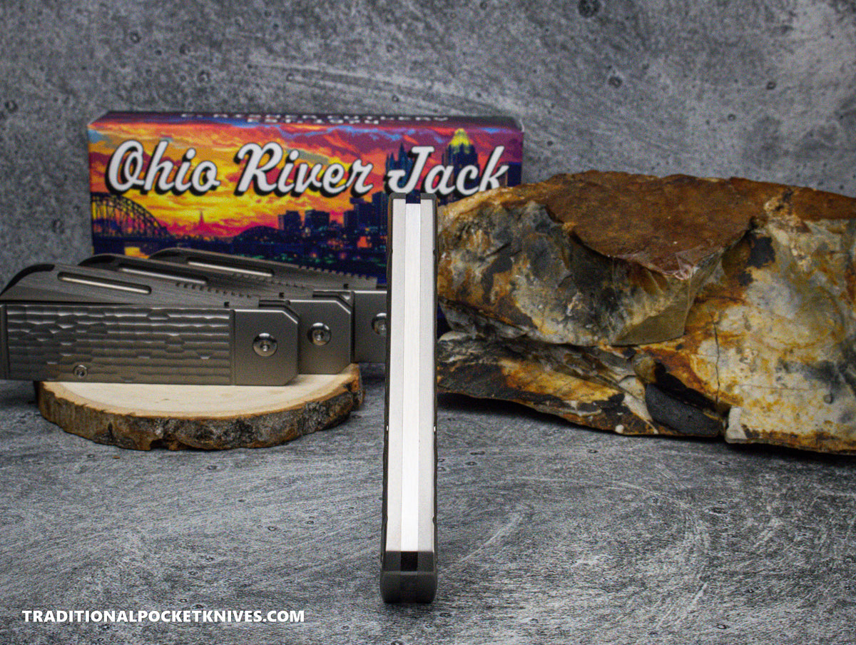 Ohio River Jack: Jigged Titanium - Sheepsfoot S90V