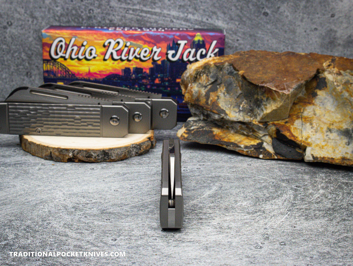 Ohio River Jack: Jigged Titanium - Sheepsfoot S90V