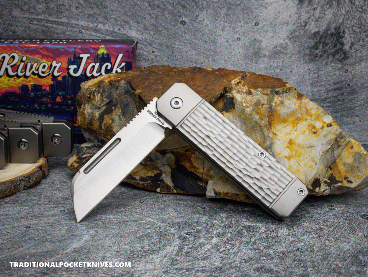 Ohio River Jack: Jigged Titanium - Sheepsfoot S90V