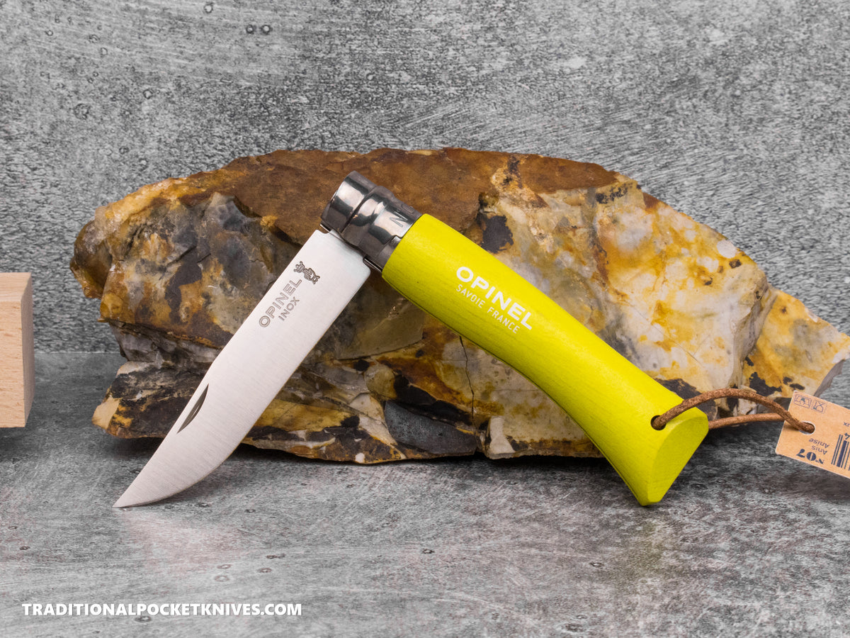 Opinel No.07 Coloroma Folding Knife Anise