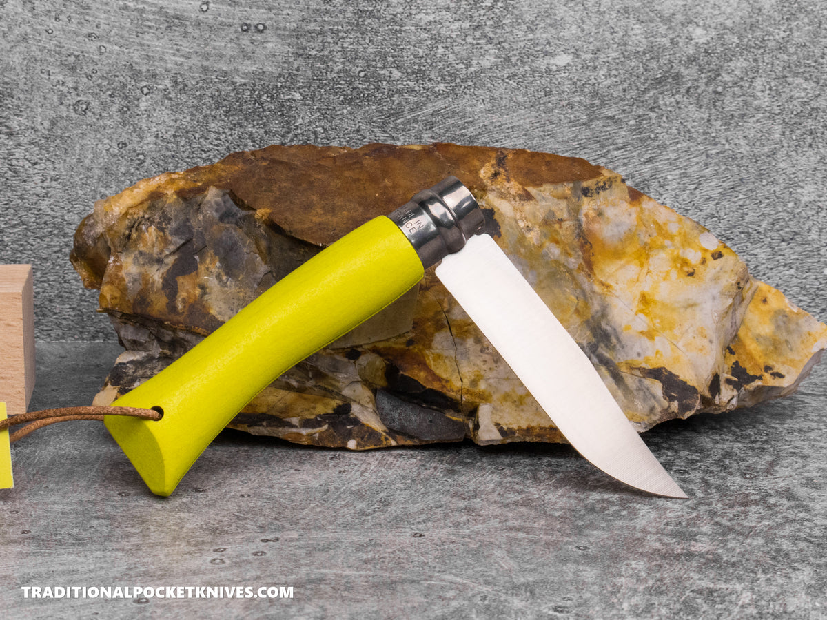 Opinel No.07 Coloroma Folding Knife Anise