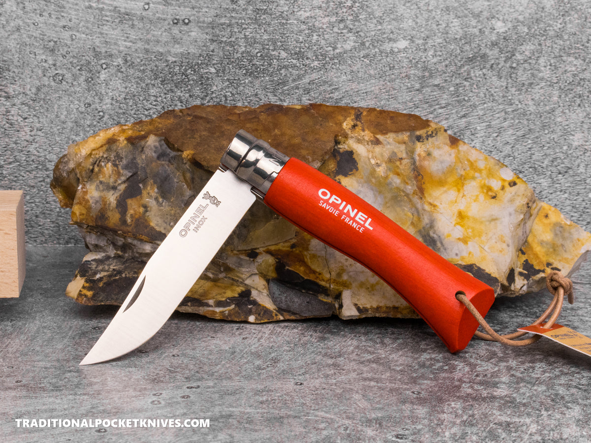 Opinel No.07 Coloroma Folding Knife Orange