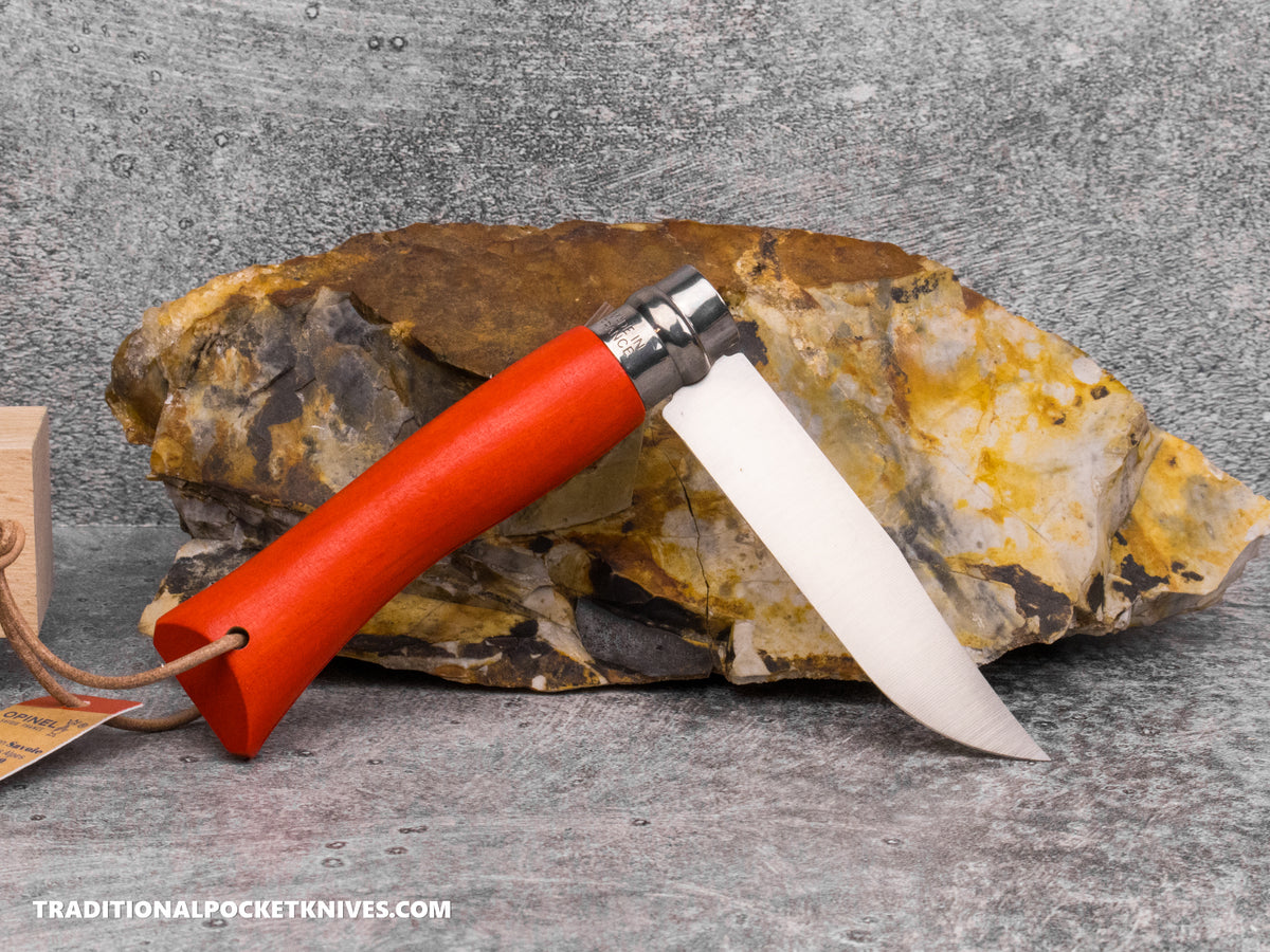 Opinel No.07 Coloroma Folding Knife Orange