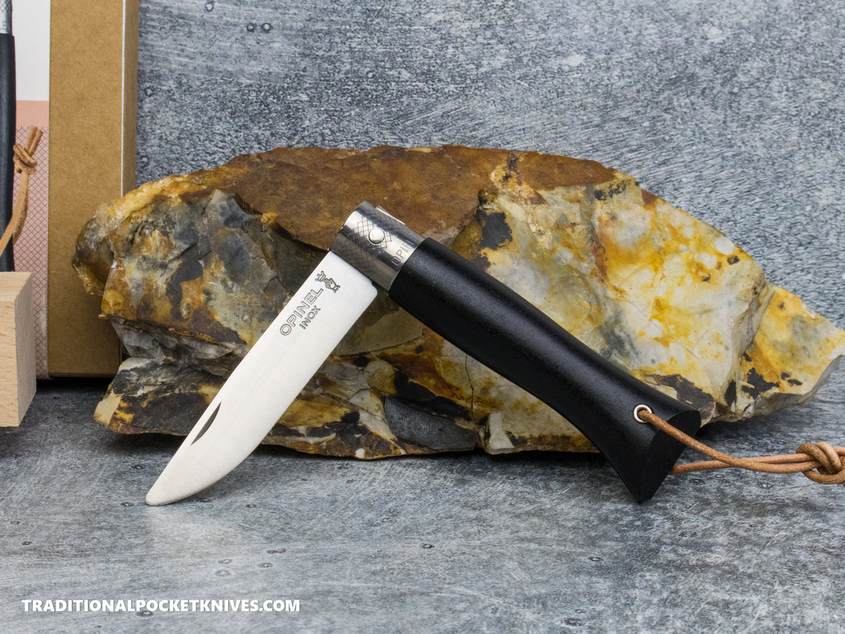 Opinel Néo6 Folding Knife Ebony Wood