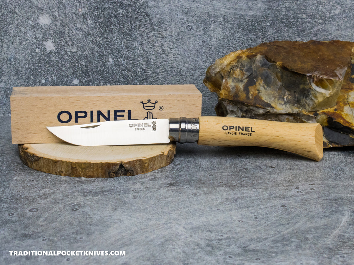 Opinel No.07 Stainless Steel Folding Knife