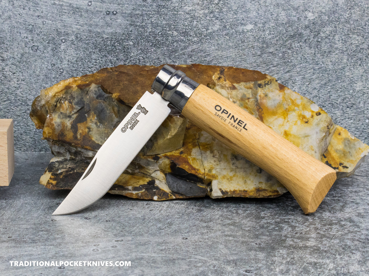Opinel No.08 Stainless Steel Folding Knife