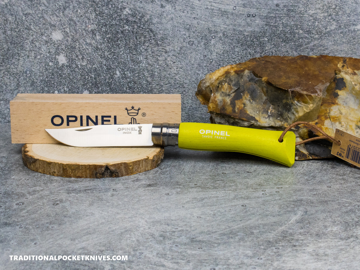 Opinel No.07 Coloroma Folding Knife Anise