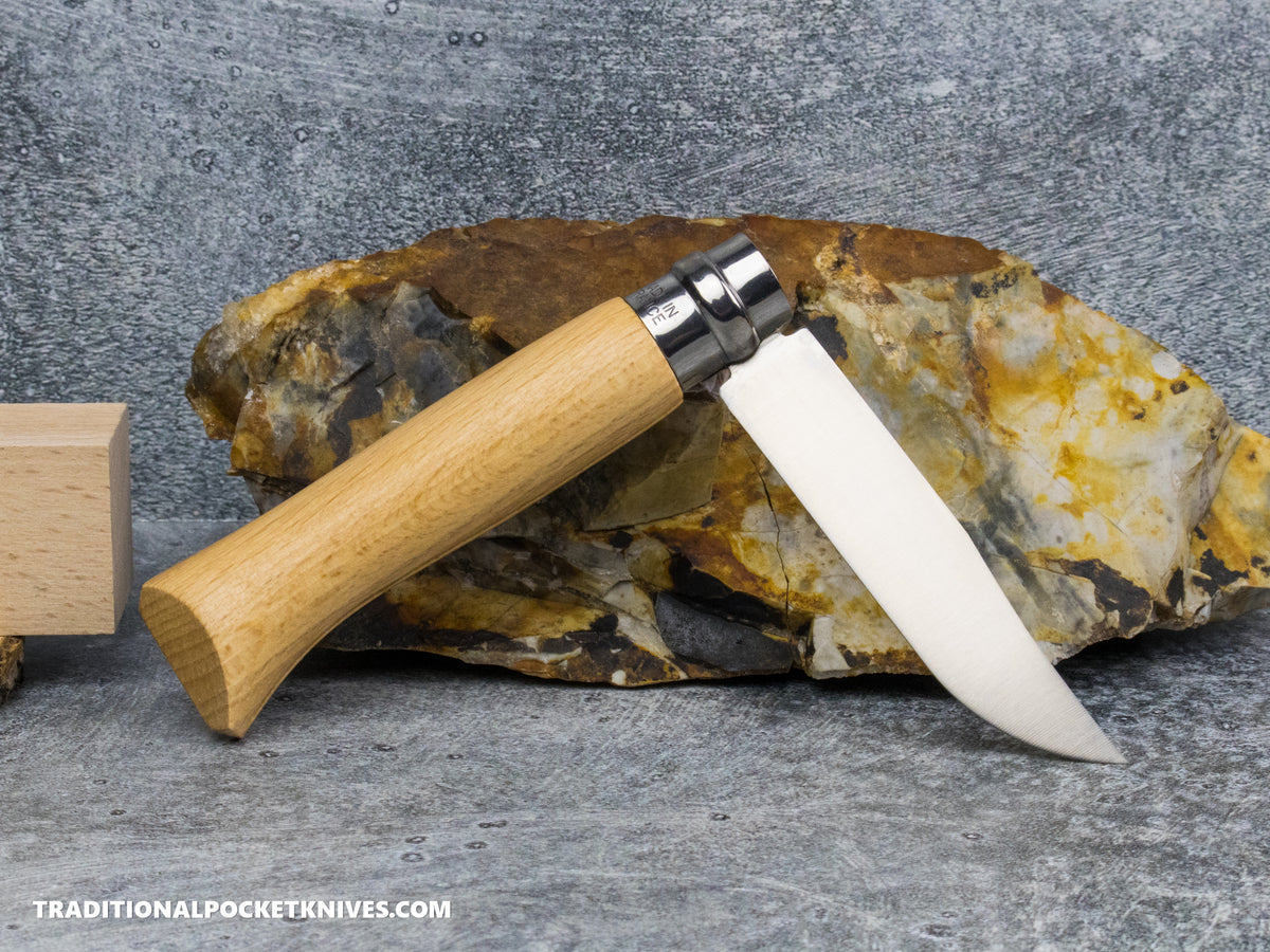 Opinel No.08 Stainless Steel Folding Knife