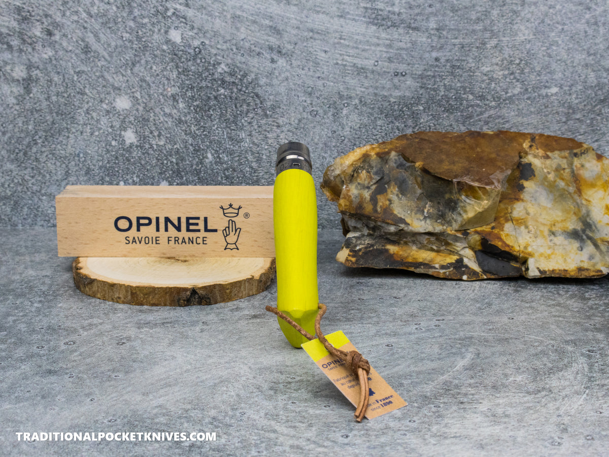 Opinel No.07 Coloroma Folding Knife Anise