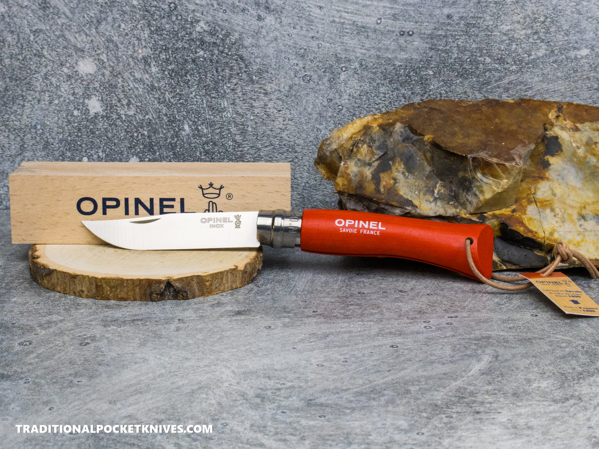 Opinel No.07 Coloroma Folding Knife Orange