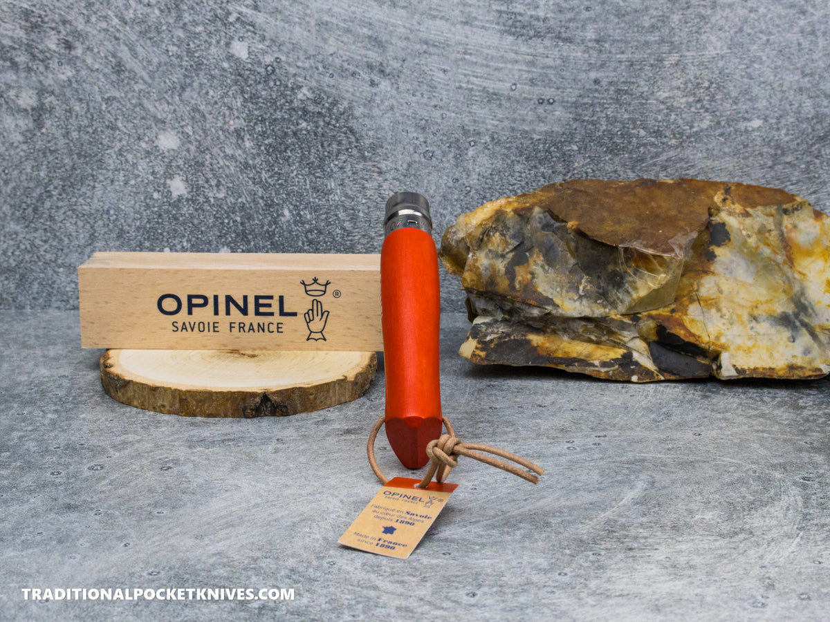 Opinel No.07 Coloroma Folding Knife Orange