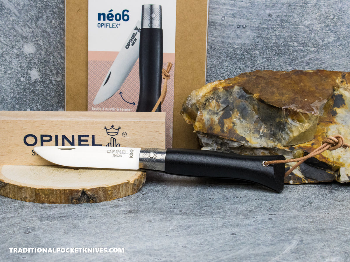 Opinel Néo6 Folding Knife Ebony Wood