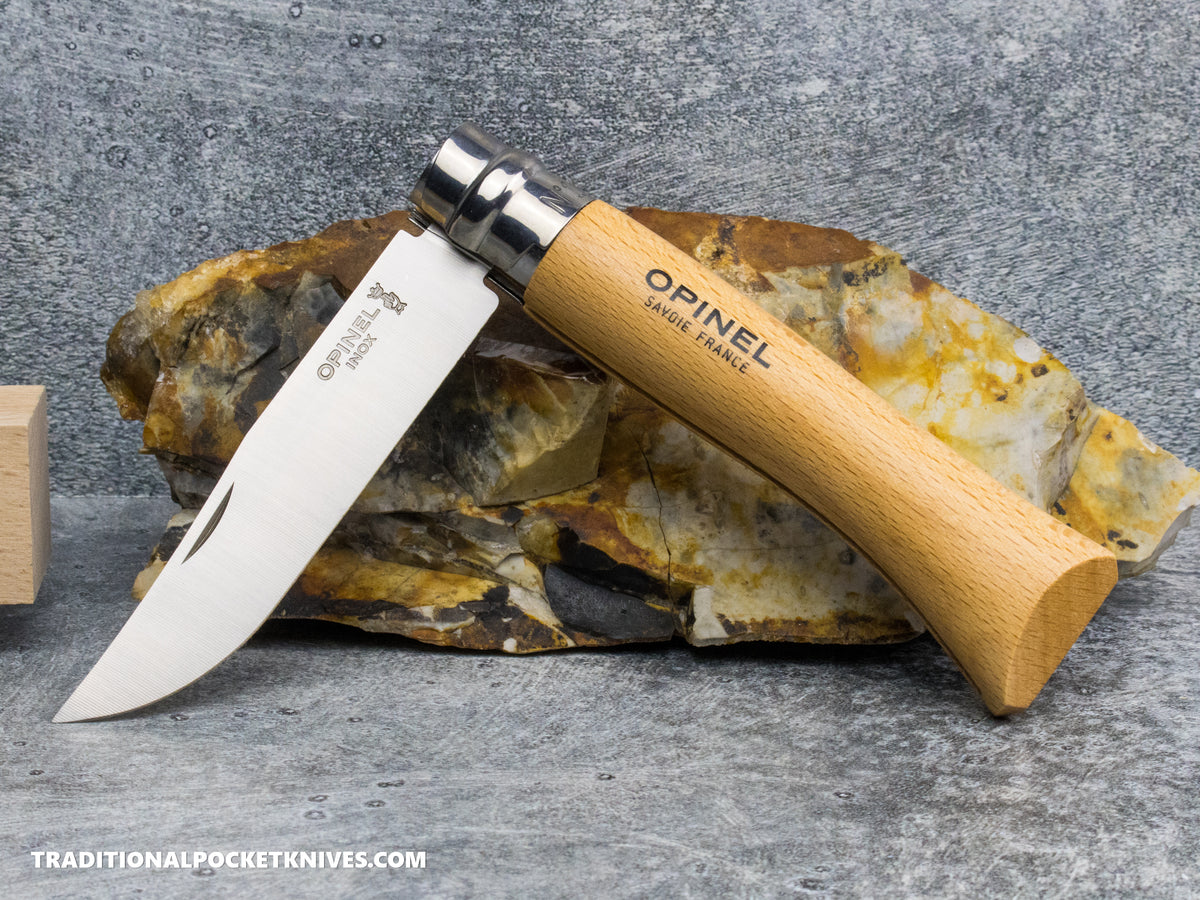 Opinel No.10 Stainless Steel Folding Knife