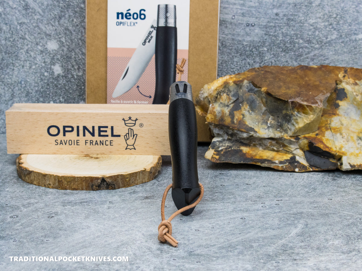 Opinel Néo6 Folding Knife Ebony Wood