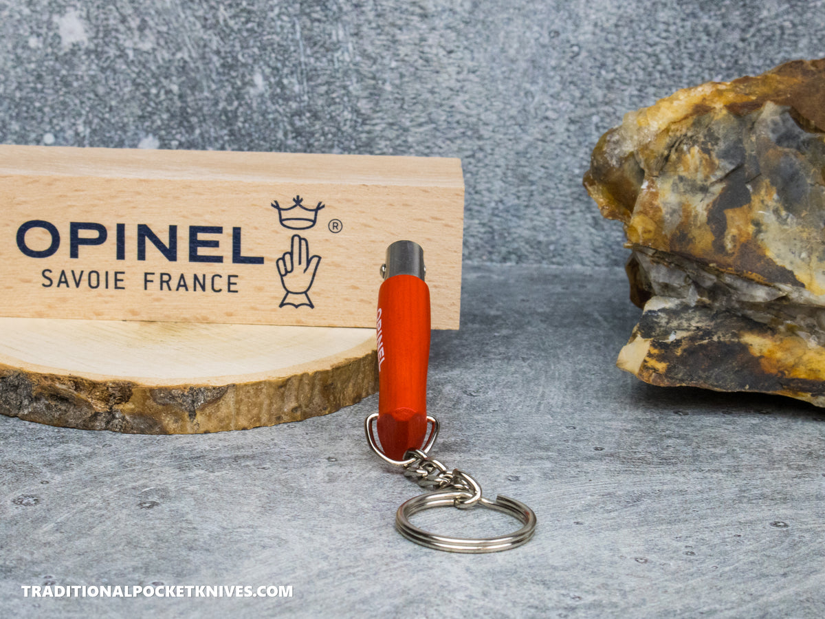 Opinel No.02 Colorama Keychain Folding Knife Orange