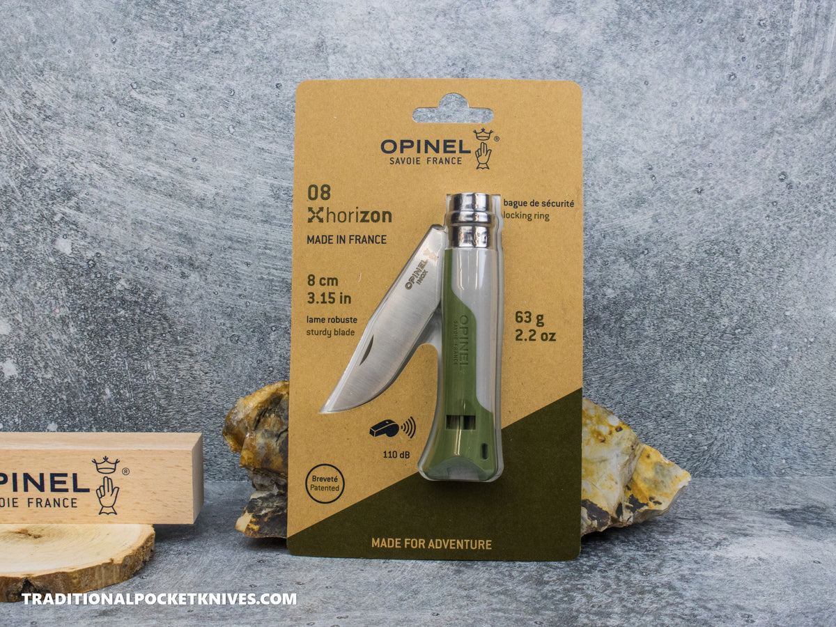Opinel No.08 Horizon Folding Knife Pebble Grey