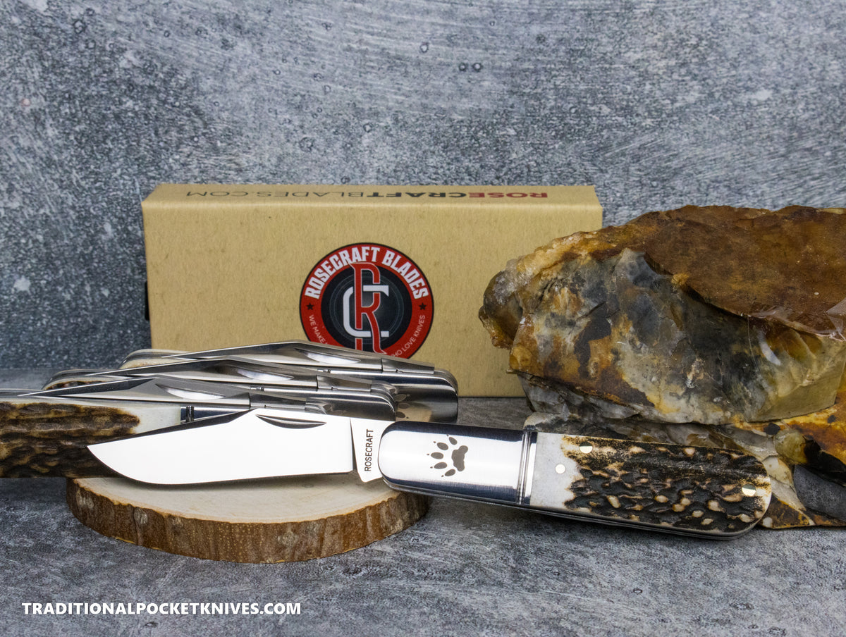 RoseCraft Blades Otter Creek Barlow Stag (RCT020-STG)