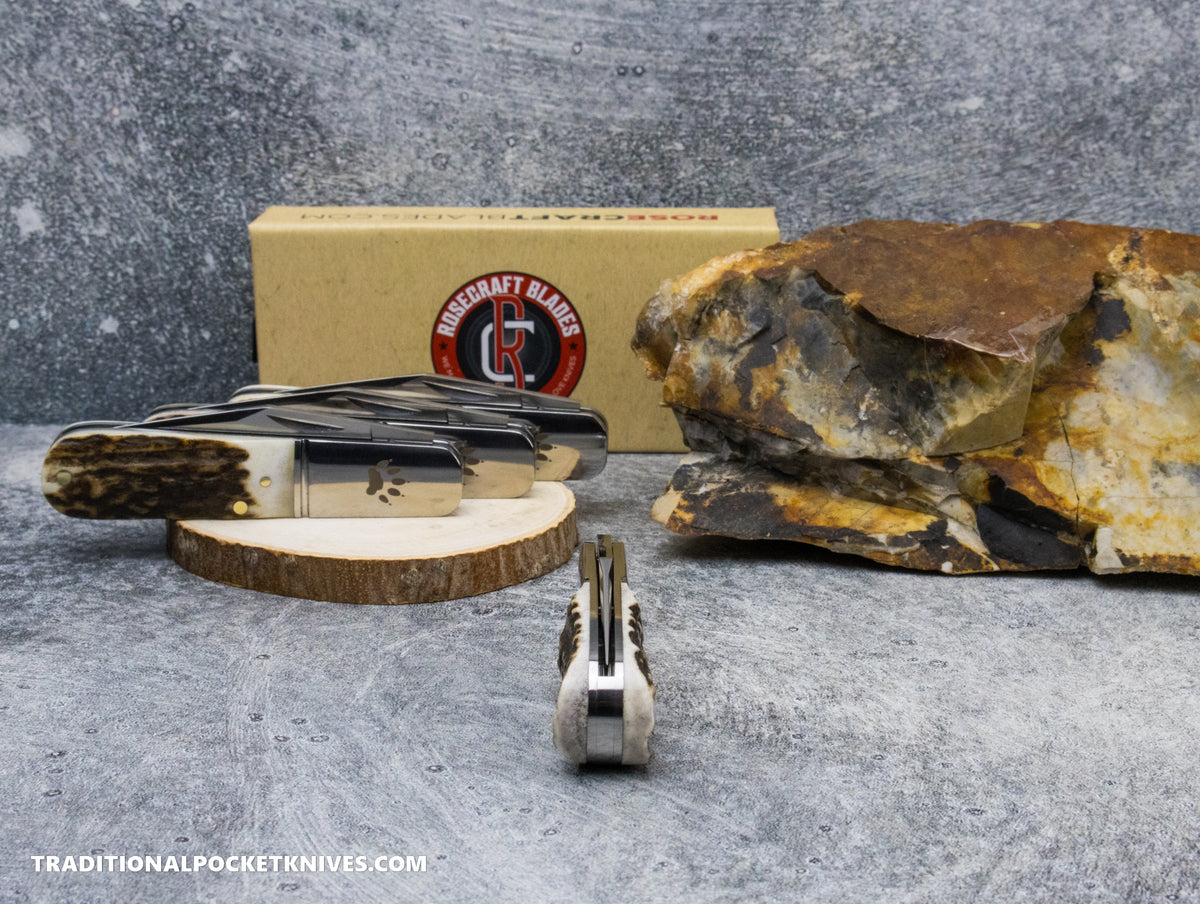 RoseCraft Blades Otter Creek Barlow Stag (RCT020-STG)