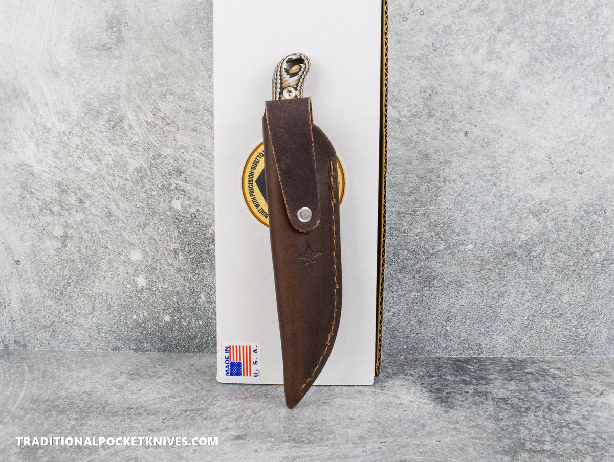 Hellbender Blade Co. Outfitter - Multicolored G10 Tumbled Magnacut