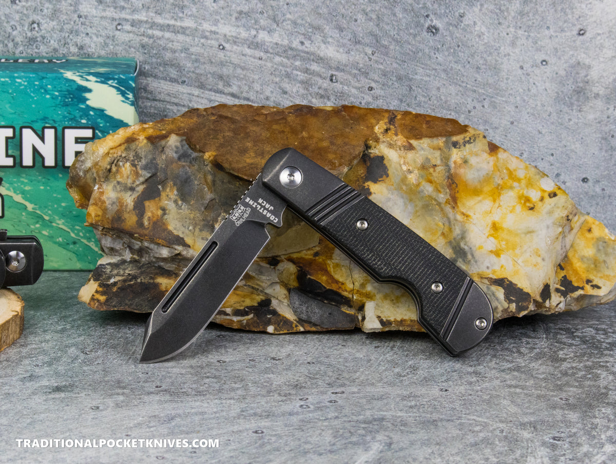 Coastline Jack: Owl Head Black Micarta - Modified Spey Blade 154CM
