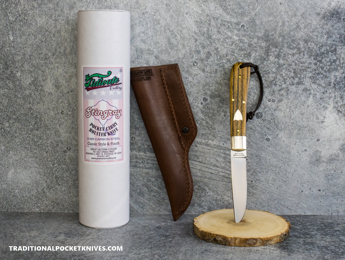 Great Eastern Cutlery #P74525 Tidioute Cutlery Stingray Bocote Wood #8