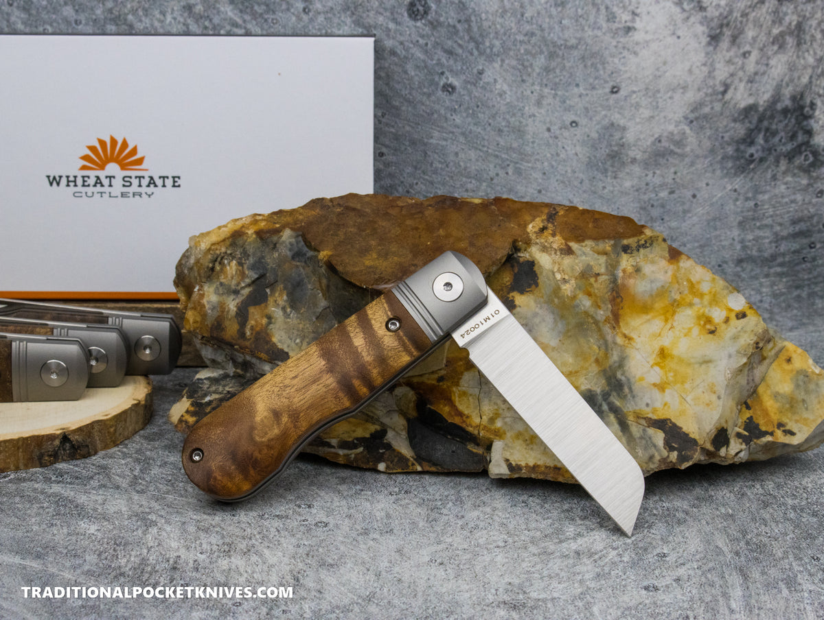 Finch Wheat State Cutlery Peacemaker Burlwood