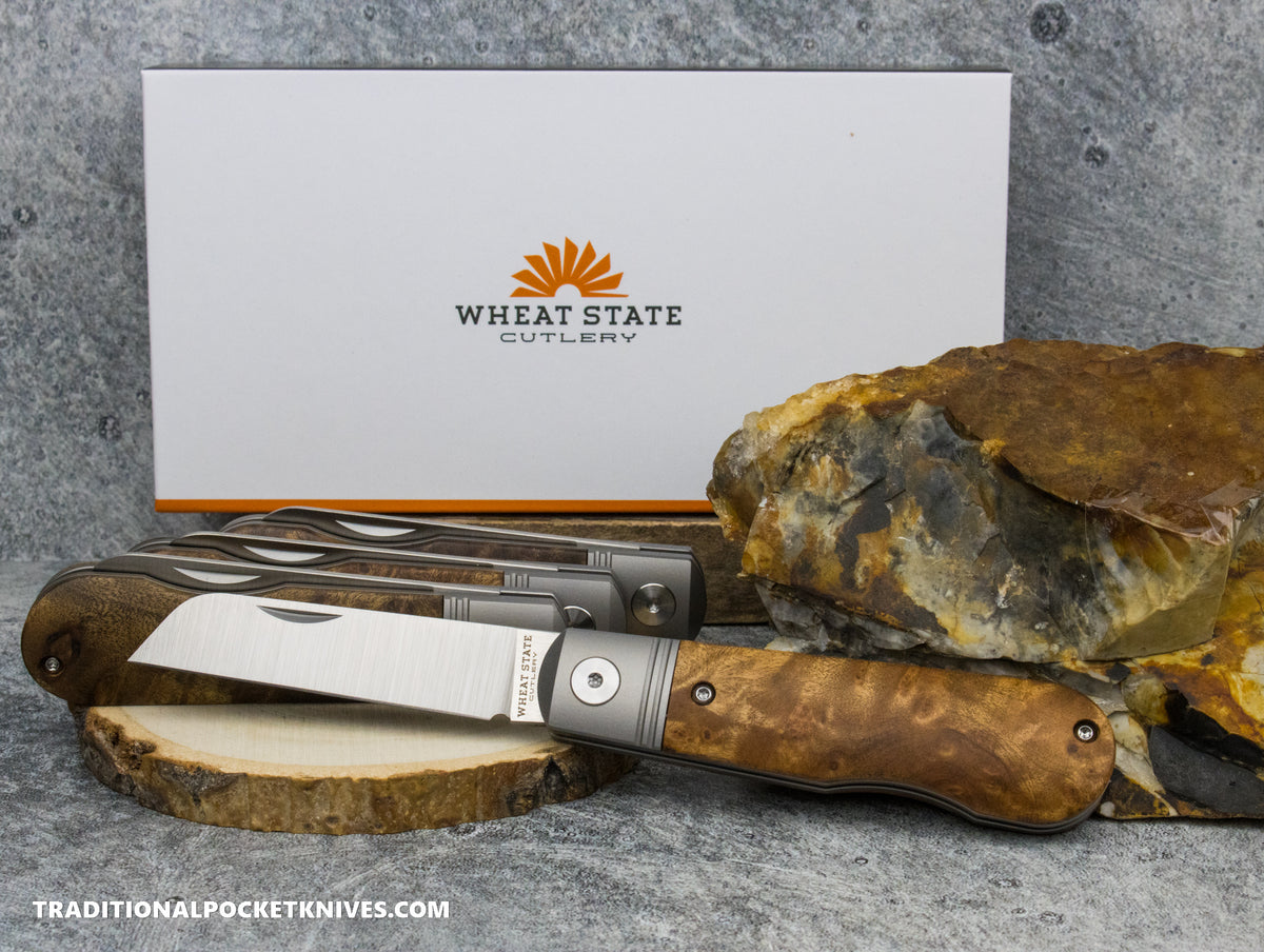 Finch Wheat State Cutlery Peacemaker Burlwood