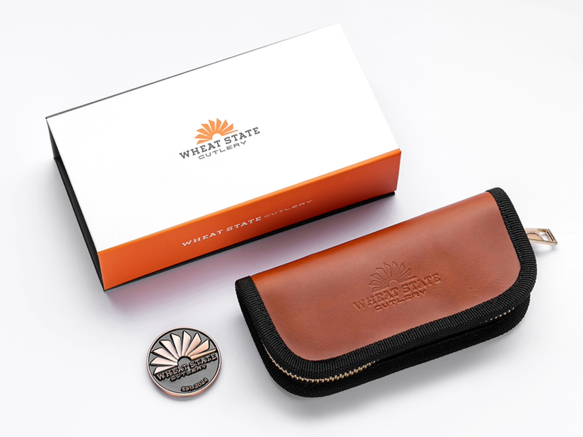 Finch Wheat State Cutlery Peacemaker Swirl Carbon Fiber