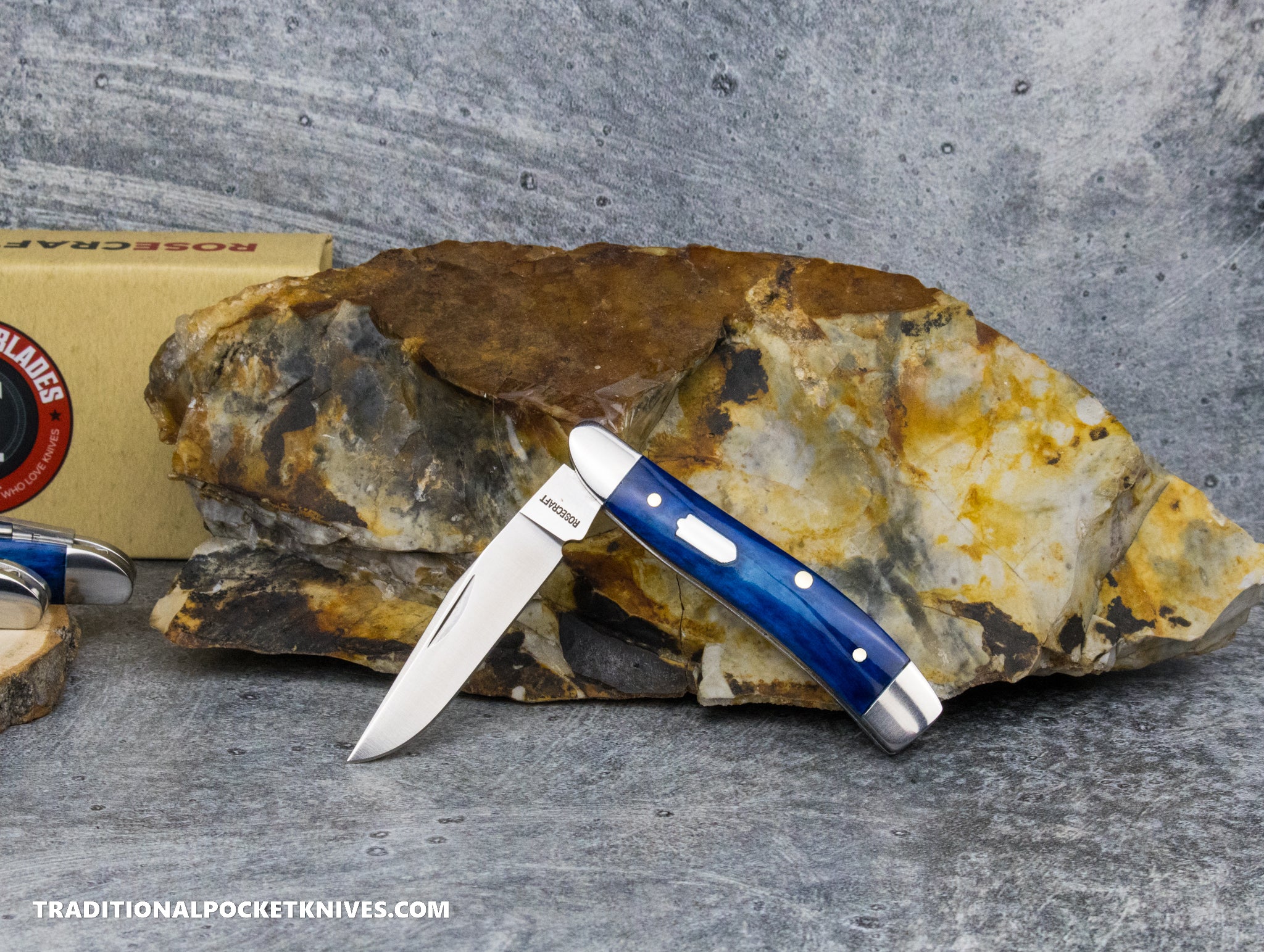 RoseCraft Blades Piney River Peanut Vintage Blue Bone (RCT029-BBB