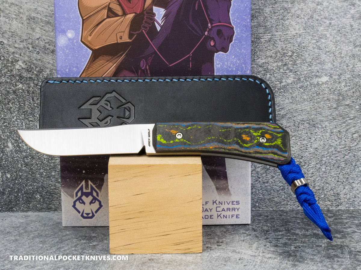 Jack Wolf Knives Pioneer FIXedc CamoCarbon 80's #10
