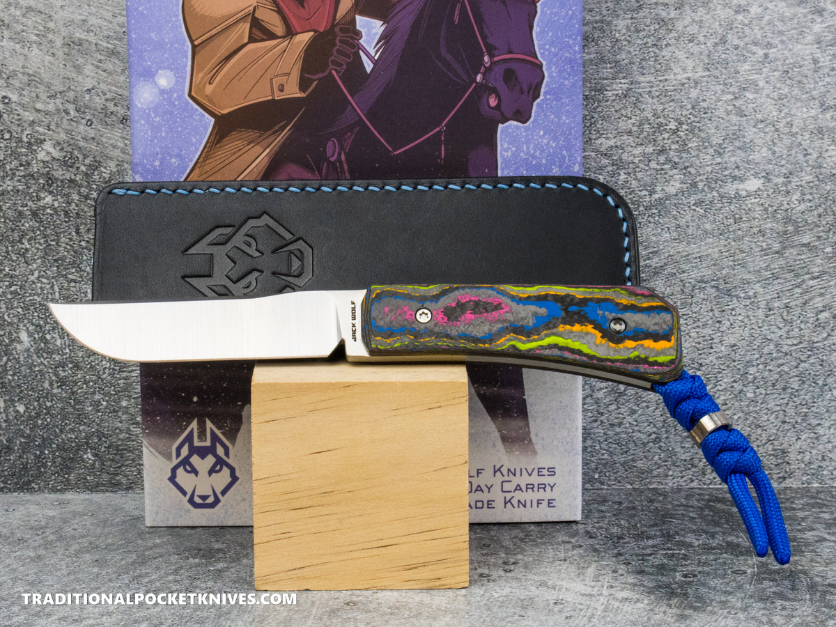 Jack Wolf Knives Pioneer FIXedc CamoCarbon 80's #11