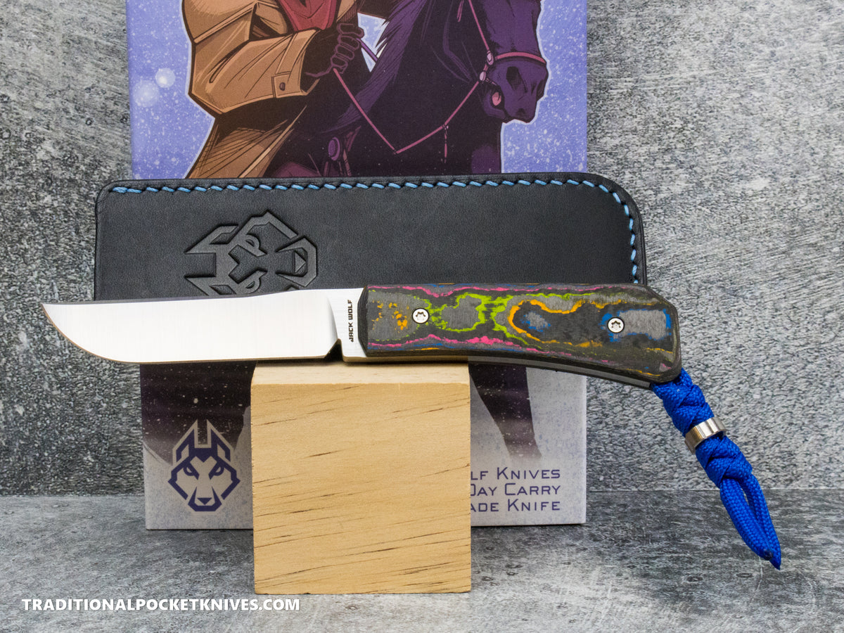 Jack Wolf Knives Pioneer FIXedc CamoCarbon 80's #15