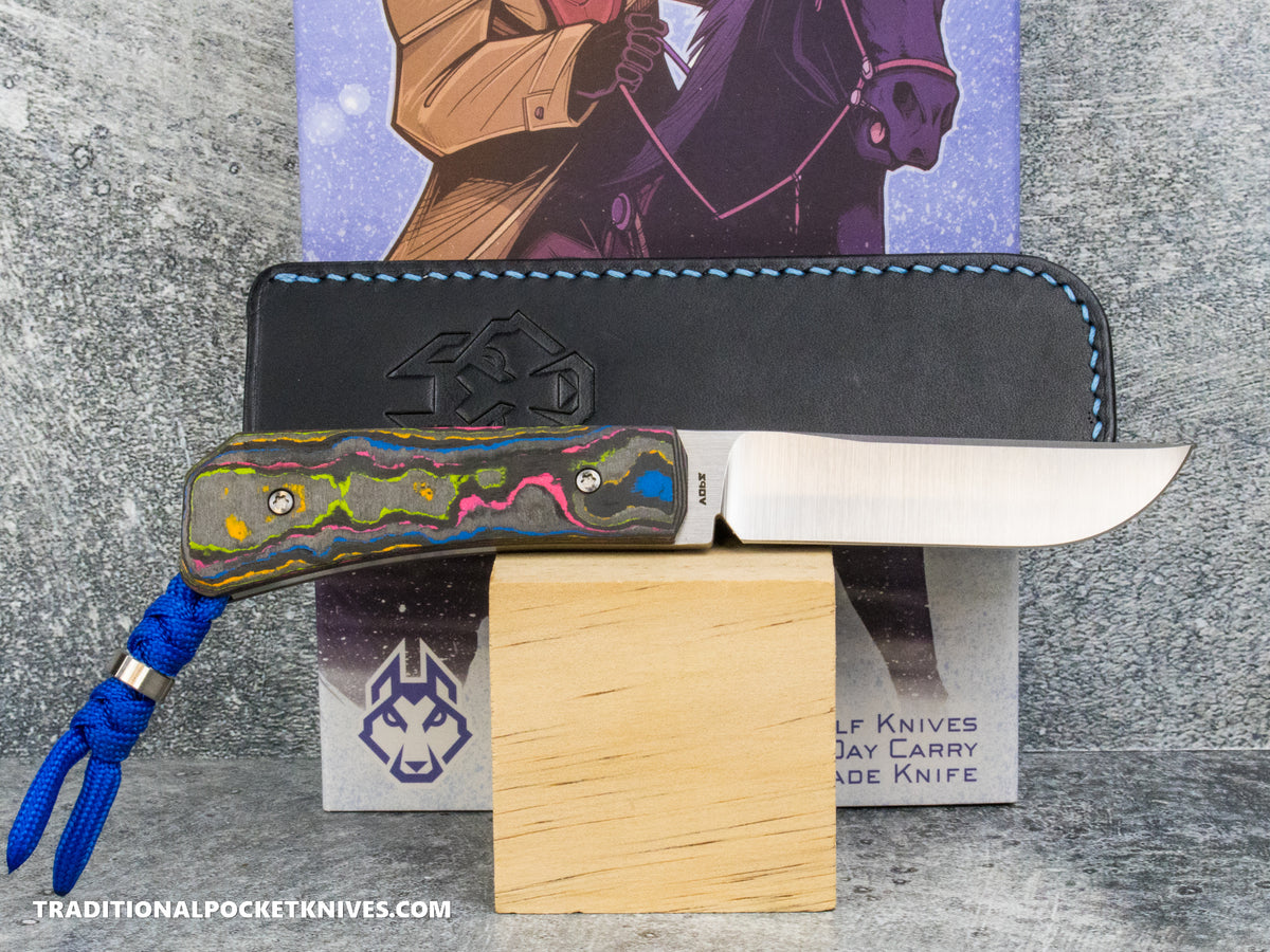 Jack Wolf Knives Pioneer FIXedc CamoCarbon 80's #15