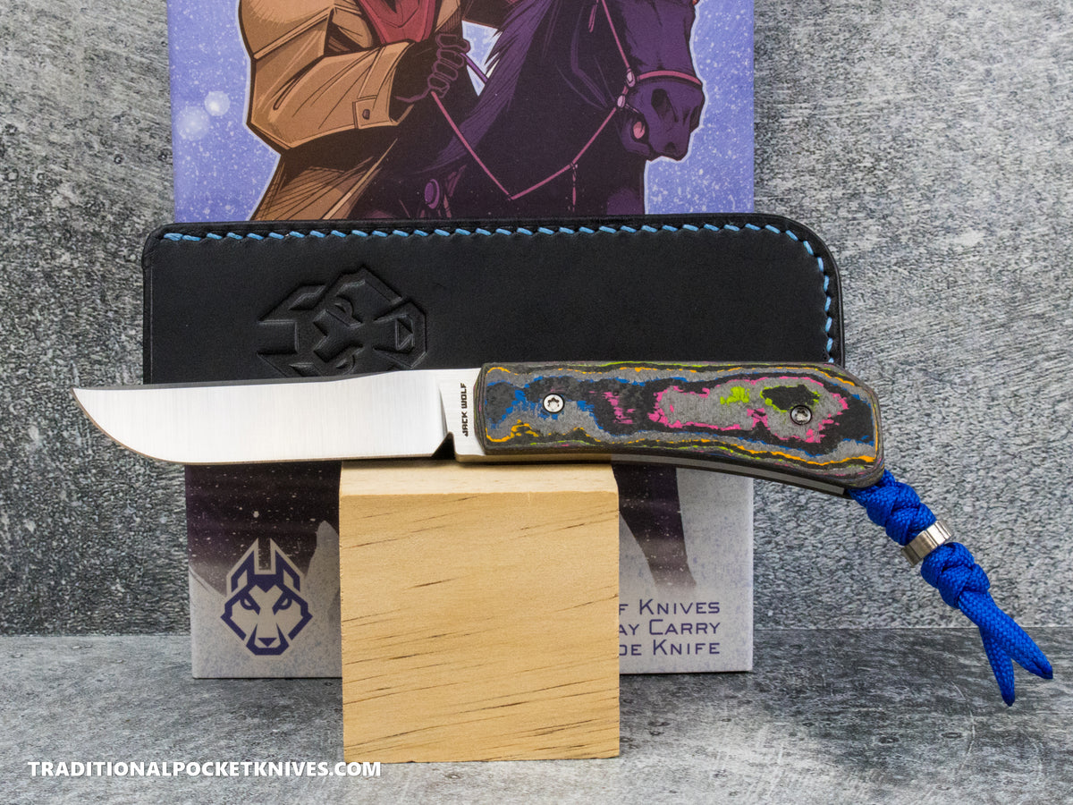 Jack Wolf Knives Pioneer FIXedc CamoCarbon 80's #4